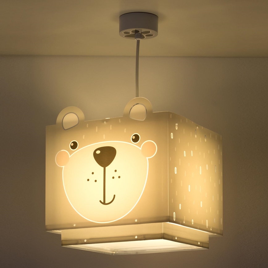 Dalber 64572 - Dečiji luster LITTLE TEDDY 1xE27/15W/230V