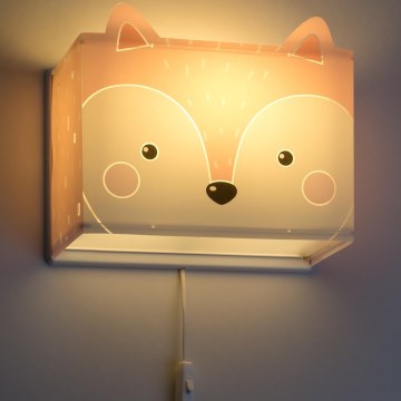 Dalber 64588 - Dečije zidno svetlo LITTLE FOX 1xE27/60W/230V