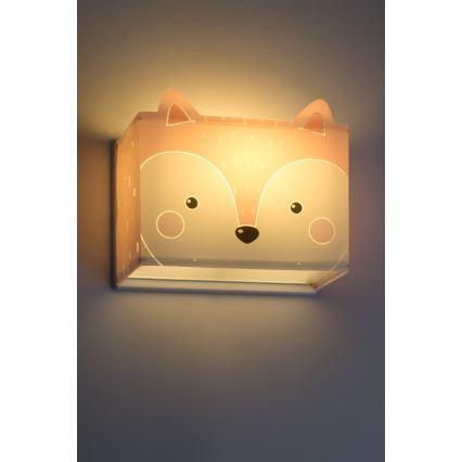 Dalber 64588 - Dečije zidno svetlo LITTLE FOX 1xE27/60W/230V