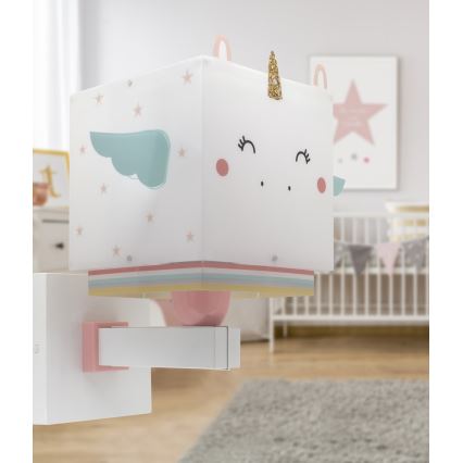 Dalber 64599 - Dečija zidna rasveta LITTLE UNICORN 1xE27/15W/230V