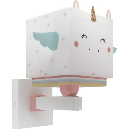 Dalber 64599 - Dečija zidna rasveta LITTLE UNICORN 1xE27/15W/230V