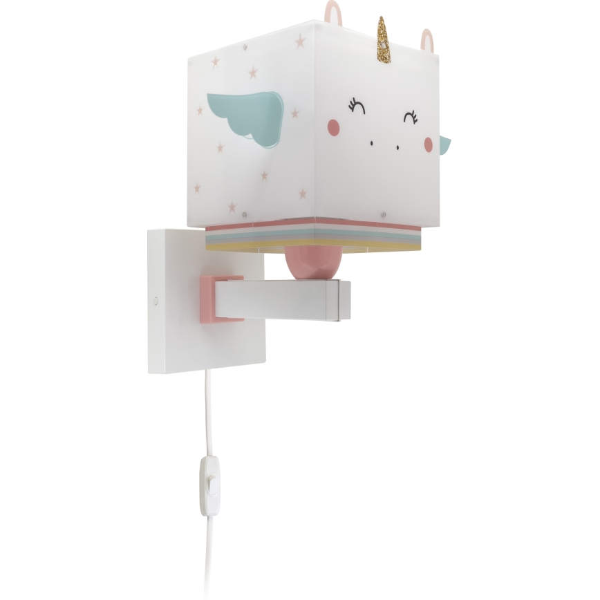 Dalber 64599 - Dečija zidna rasveta LITTLE UNICORN 1xE27/15W/230V