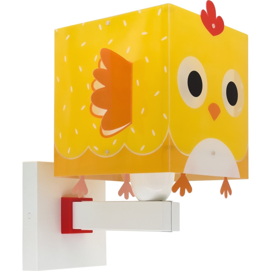 Dalber 64649 - Dečija zidna rasveta LITTLE CHICKEN 1xE27/15W/230V