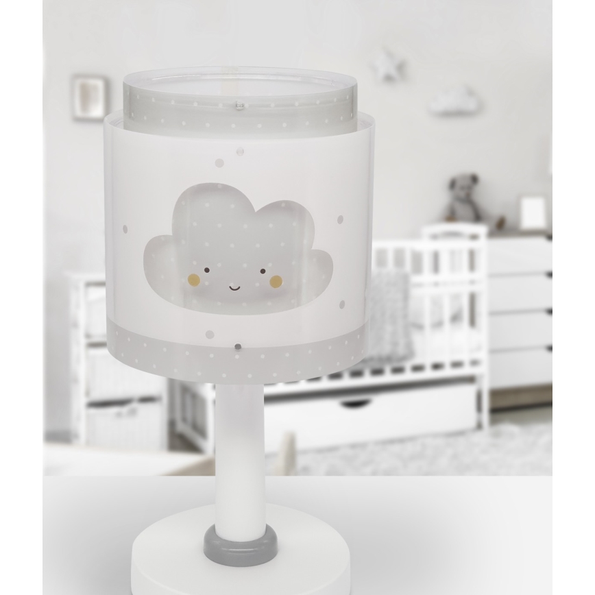 Dalber 76011E - Dečija lampica BABY DREAMS 1xE14/8W/230V sivo