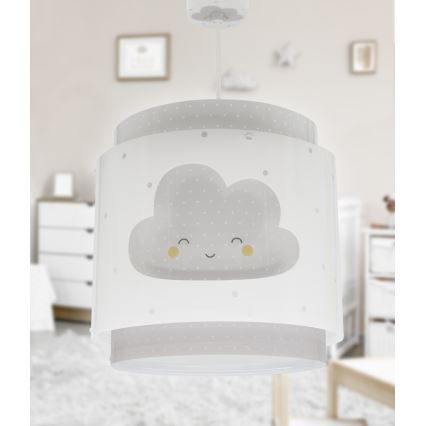 Dalber 76012E - Dečiji luster BABY DREAMS 1xE27/15W/230V sivo