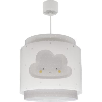 Dalber 76012E - Dečiji luster BABY DREAMS 1xE27/15W/230V sivo