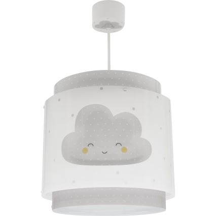 Dalber 76012E - Dečiji luster BABY DREAMS 1xE27/15W/230V sivo