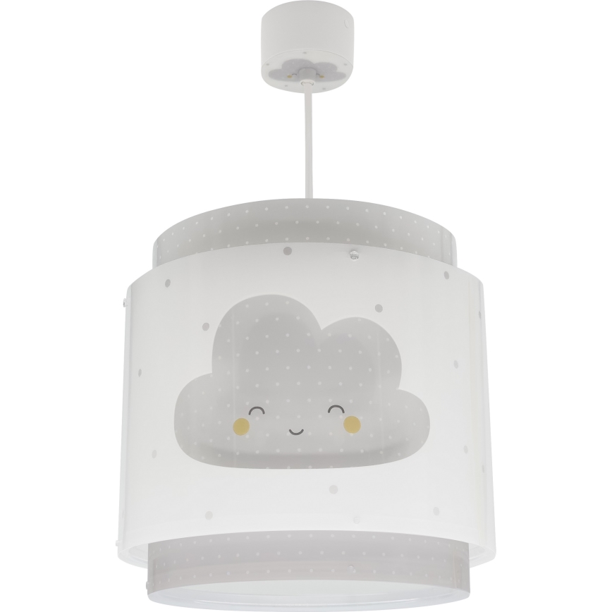 Dalber 76012E - Dečiji luster BABY DREAMS 1xE27/15W/230V sivo