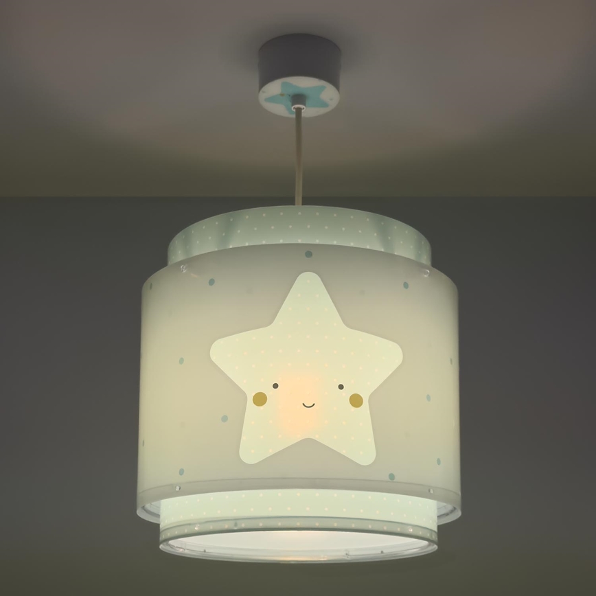 Dalber 76012T - Dečiji luster BABY DREAMS 1xE27/15W/230V plava