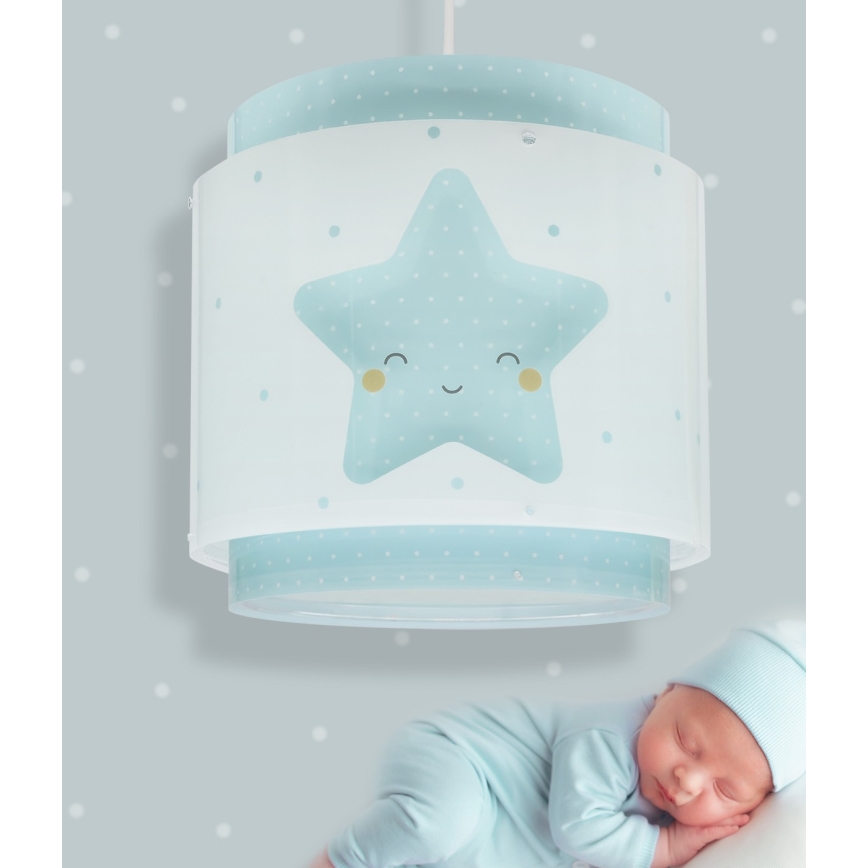Dalber 76012T - Dečiji luster BABY DREAMS 1xE27/15W/230V plava