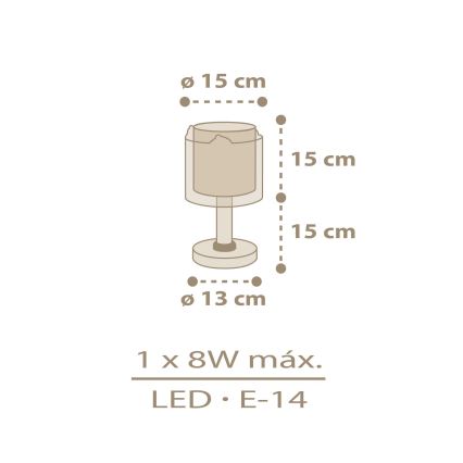 Dalber 76871 - Dečija lampica BABY CHICK 1xE14/8W/230V