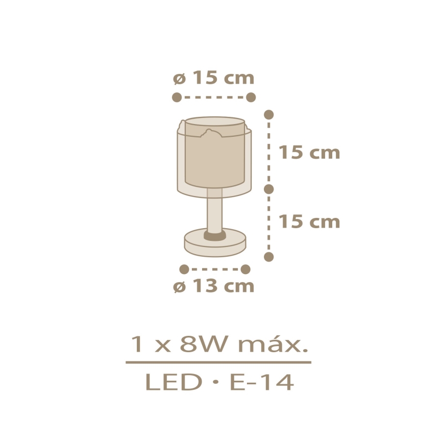 Dalber 76871 - Dečija lampica BABY CHICK 1xE14/8W/230V
