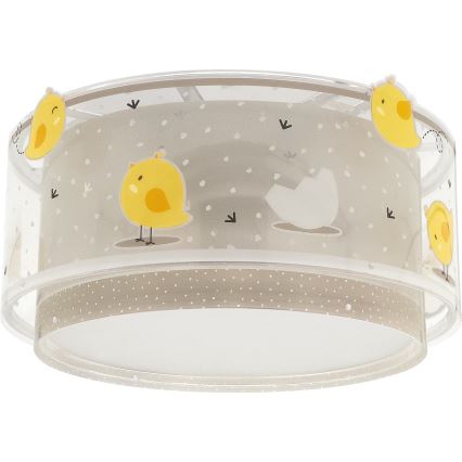 Dalber 76876 - Dečija plafonjera BABY CHICK 2xE27/15W/230V