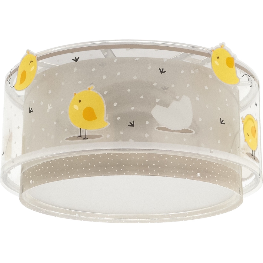 Dalber 76876 - Dečija plafonjera BABY CHICK 2xE27/15W/230V