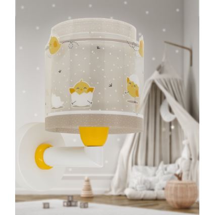 Dalber 76879 - Dečija zidna rasveta BABY CHICK 1xE27/15W/230V