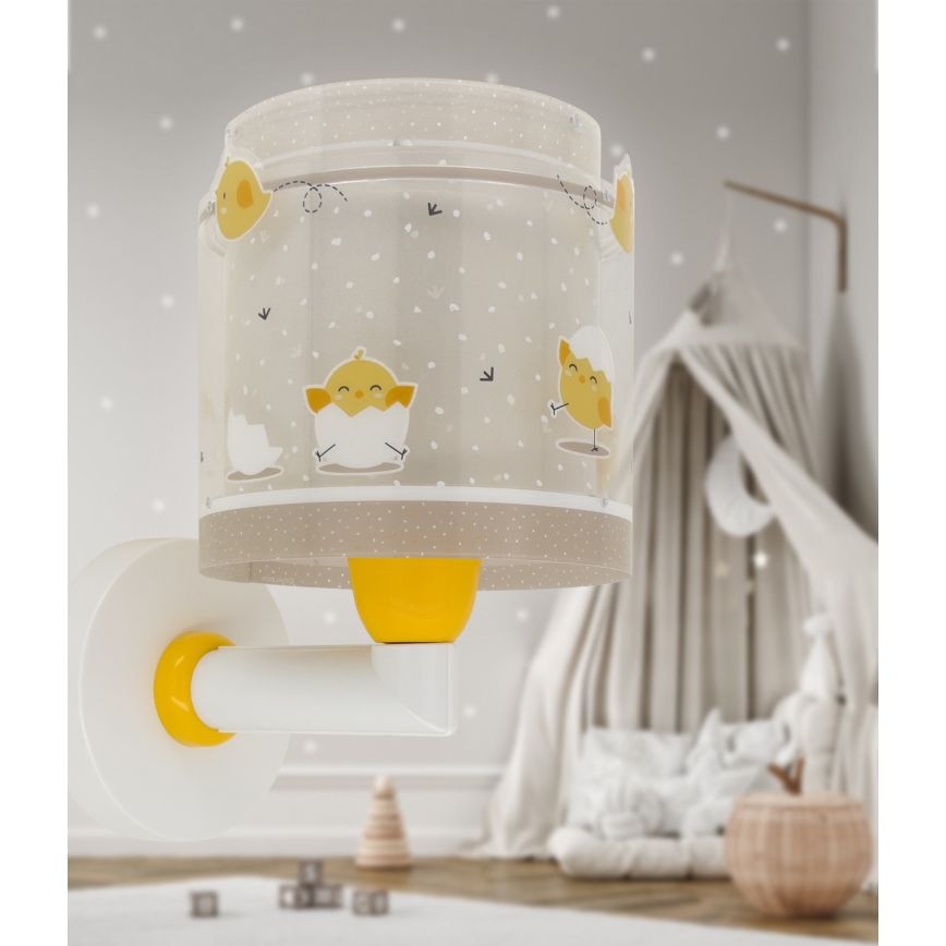 Dalber 76879 - Dečija zidna rasveta BABY CHICK 1xE27/15W/230V