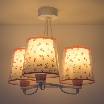 Dalber 81177S - Dečiji luster DREAM FLOWERS 3xE27/60W/230V
