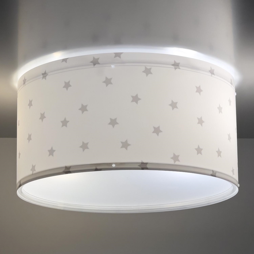 Dalber 82216B - Dečije plafonsko svetlo STAR LIGHT 2xE27/60W/230V bela