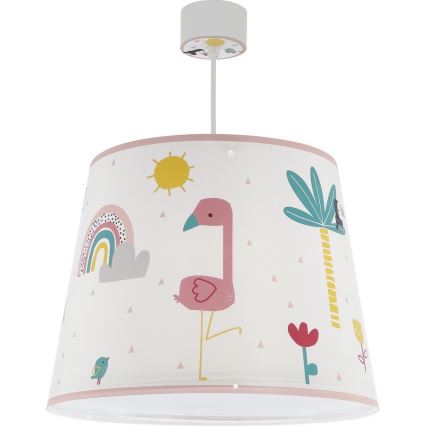 Dalber 82462 - Dečiji luster FLAMINGO 1xE27/15W/230V