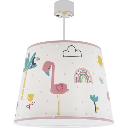 Dalber 82462 - Dečiji luster FLAMINGO 1xE27/15W/230V