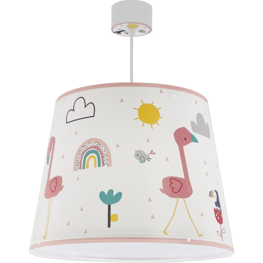 Dalber 82462 - Dečiji luster FLAMINGO 1xE27/15W/230V