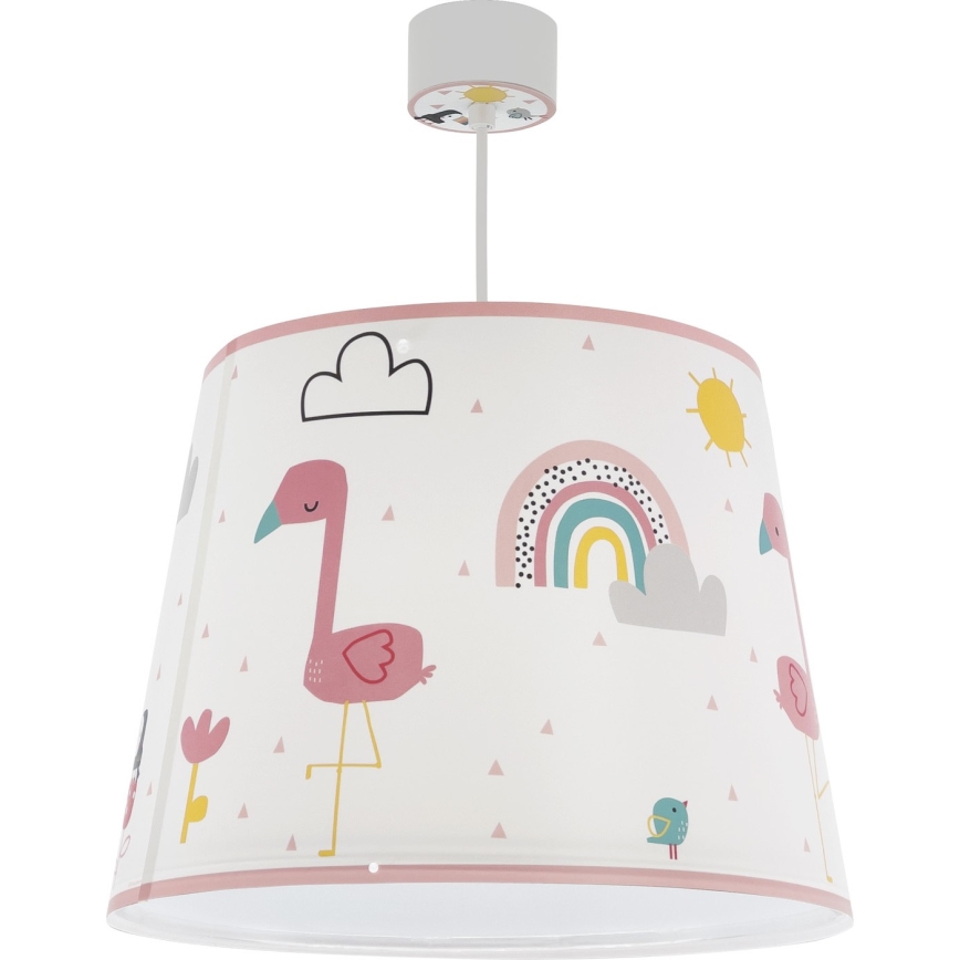 Dalber 82462 - Dečiji luster FLAMINGO 1xE27/15W/230V