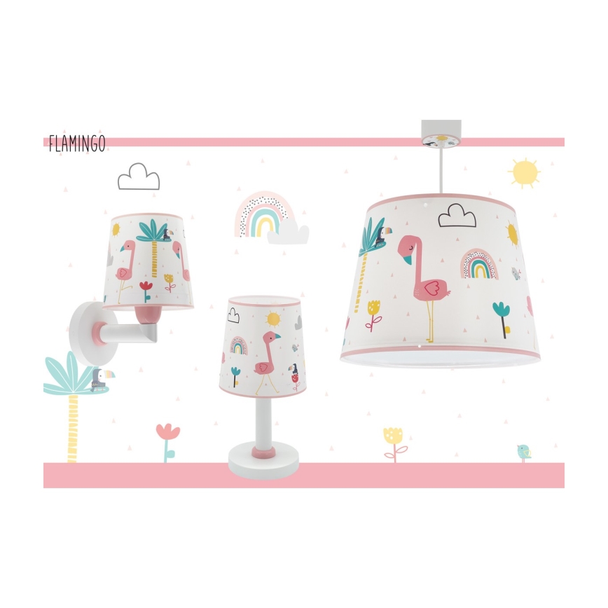 Dalber 82462 - Dečiji luster FLAMINGO 1xE27/15W/230V