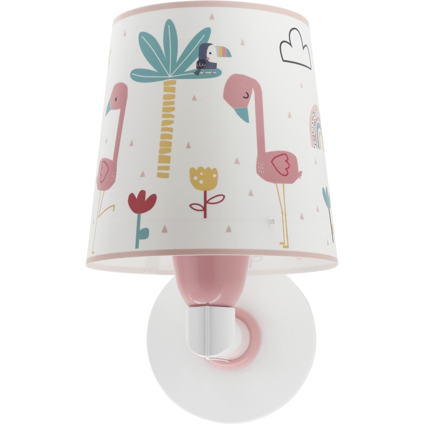Dalber 82469 - Dečija zidna rasveta FLAMINGO 1xE27/15W/230V