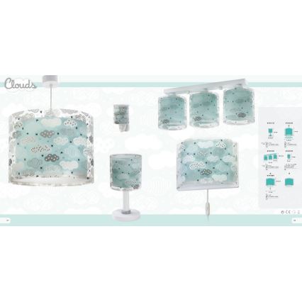 Dalber D-41411H - Dečja lampica CLOUDS 1xE14/40W/230V
