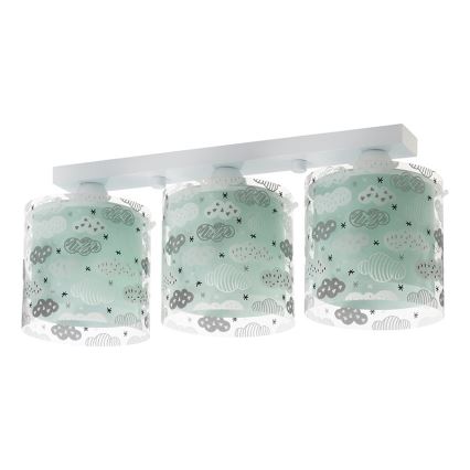 Dalber D-41413H - Dečije plafonsko svetlo CLOUDS 3xE27/60W/230V