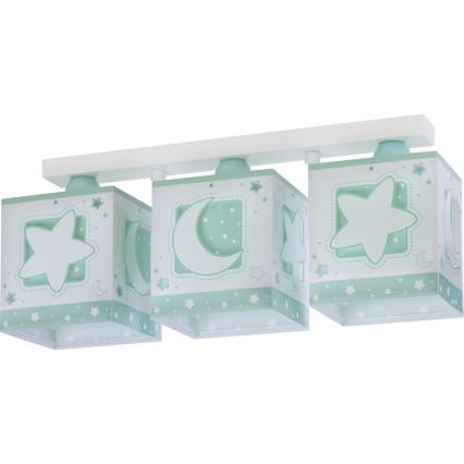 Dalber D-63233NH - Dečije plafonsko svetlo MOONLIGHT 3xE27/60W/230V