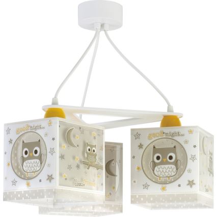 Dalber D-63394 - Dečiji luster GOOD NIGHT 3xE27/60W/230V