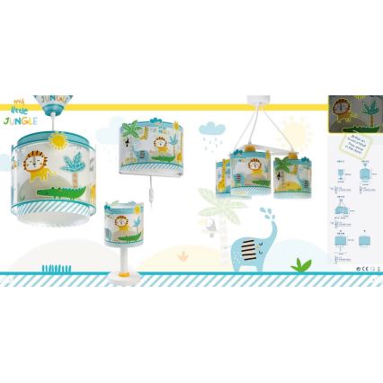 Dalber D-76111 - Dečija lampica MY LITTLE JUNGLE 1xE14/8W/230V