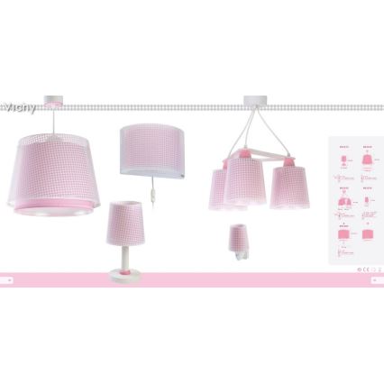 Dalber D-80222S - Dečiji luster VICHY 1xE27/60W/230V