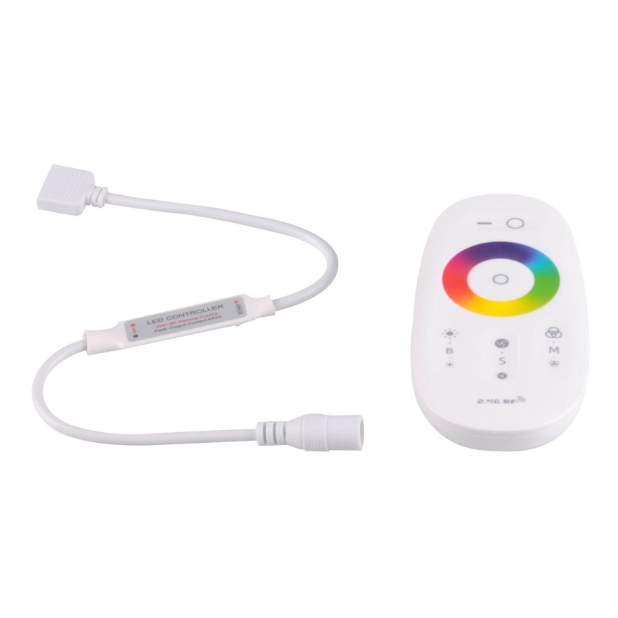 Daljinski upravljač za RGBW LED trake 12-24V 2,4GHz 2xAAA + upravljač
