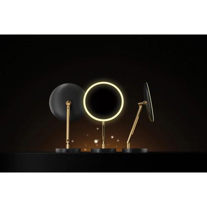 Deante ADI_Z812 - SILIA LED punjivo kozmetičko ogledalo za kupatilo, 5V, 5000 mAh, 2700-6500K, IP44