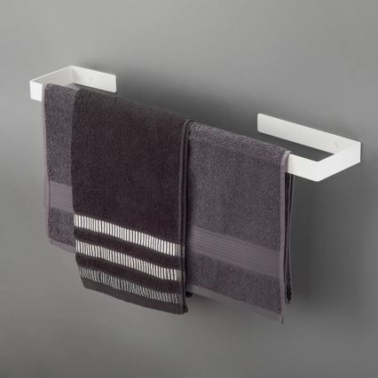 Deante ADM_A621 - Zidni držač peškira MOKKO 60 cm, beli