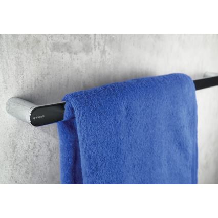 Deante ADR_0621 - Zidni držač za peškire ROUND, 62,8 cm, sjajni hrom