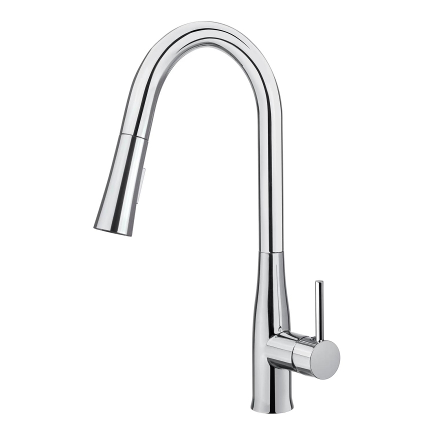 Deante BDH_072M - Kuhinjska slavina za sudoperu sa izvlačnom prskalicom LUKRECJA sjajni hrom