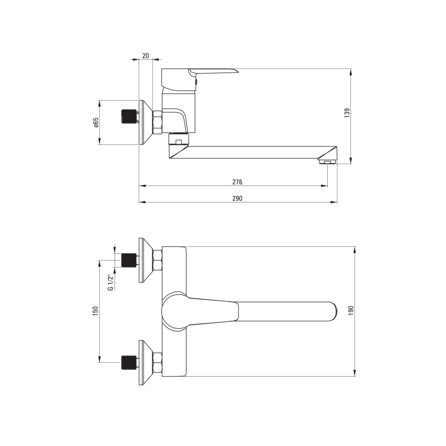 Deante BFC_080M - Kuhinjska slavina CORIO, sjajni hrom