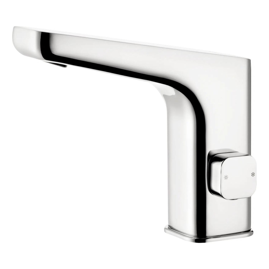 Deante BQH_029R - Beskontaktna Mešalica za lavabo sa regulacijom temperature HIACYNT 4xAA sjajni krom