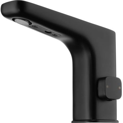 Deante BQH_N29V - Beskontaktna Mešalica za lavabo sa regulacijom temperature HIACYNT 230/6V crno