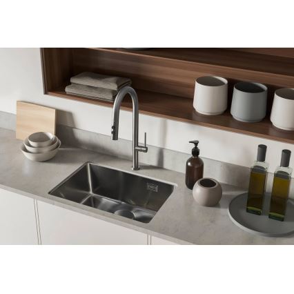 Deante BQO_D72M - Slavina za sudoperu sa izvlačnom prskalicom OLFATO titan