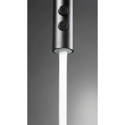 Deante BQO_N72M - Slavina za sudoperu sa izvlačnom prskalicom OLFATO crna