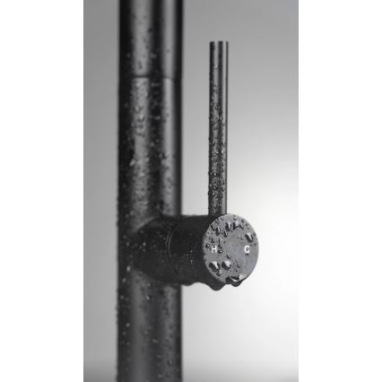 Deante BQO_N72M - Slavina za sudoperu sa izvlačnom prskalicom OLFATO crna