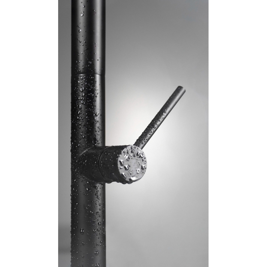 Deante BQO_N72M - Slavina za sudoperu sa izvlačnom prskalicom OLFATO crna