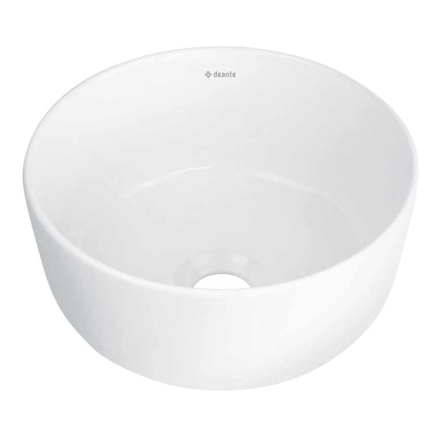 Deante CDJ_6U2S - umivaonik za ugradnju na ploču JASMIN, prečnika 28 cm, keramika/bela