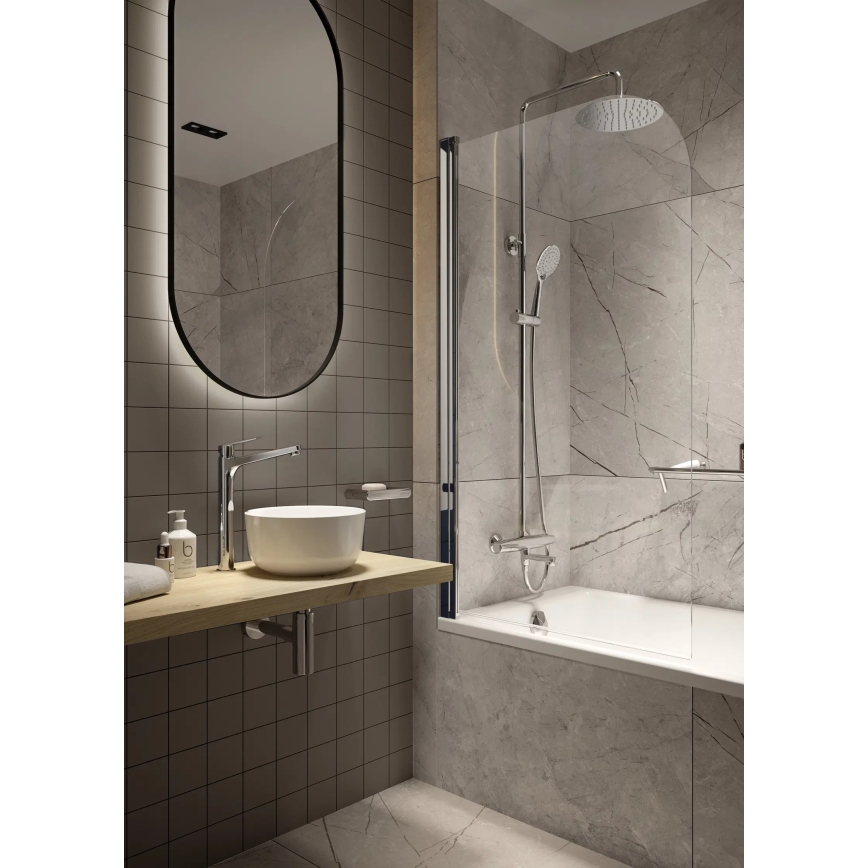 Deante CDJ_6U2S - umivaonik za ugradnju na ploču JASMIN, prečnika 28 cm, keramika/bela