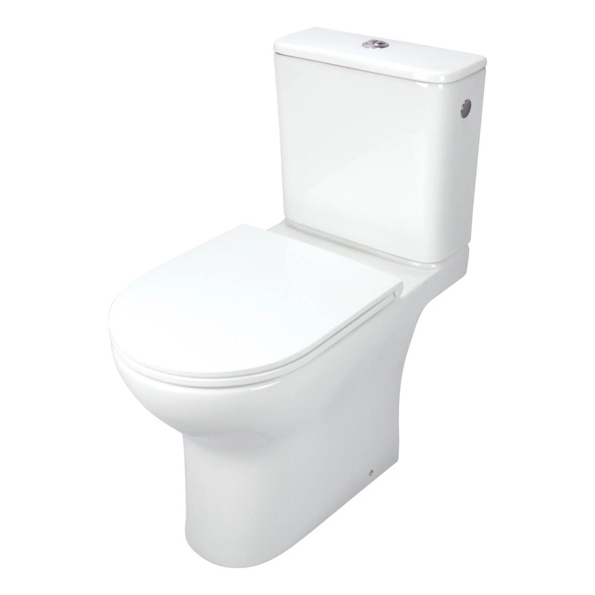 Deante CDJD6RPS - Stojeće WC sa daskom JASMIN keramika/bela