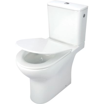 Deante CDJD6RPS - Stojeće WC sa daskom JASMIN keramika/bela